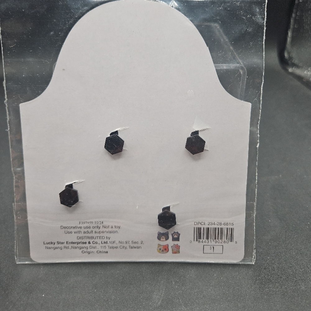 NWT Cat Croc Charms 4pc Set Multicolor Fun Rubber Ages 5 Plus Whimsical - Picture 2 of 2